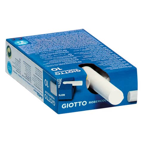 Gessi tondi GIOTTO Robercolor in conf. 10 bianco F538700